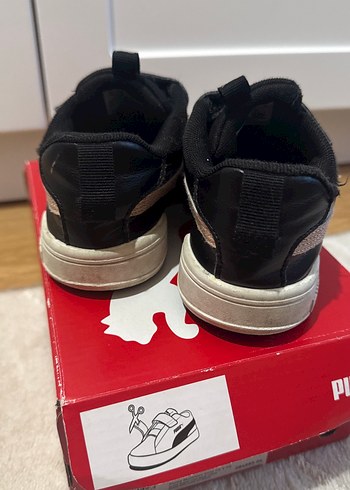 Puma kız Çocuk Siyah Spor Ayakkabı - Görsel 3