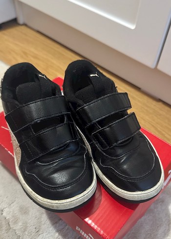 Puma kız Çocuk Siyah Spor Ayakkabı - Görsel 2