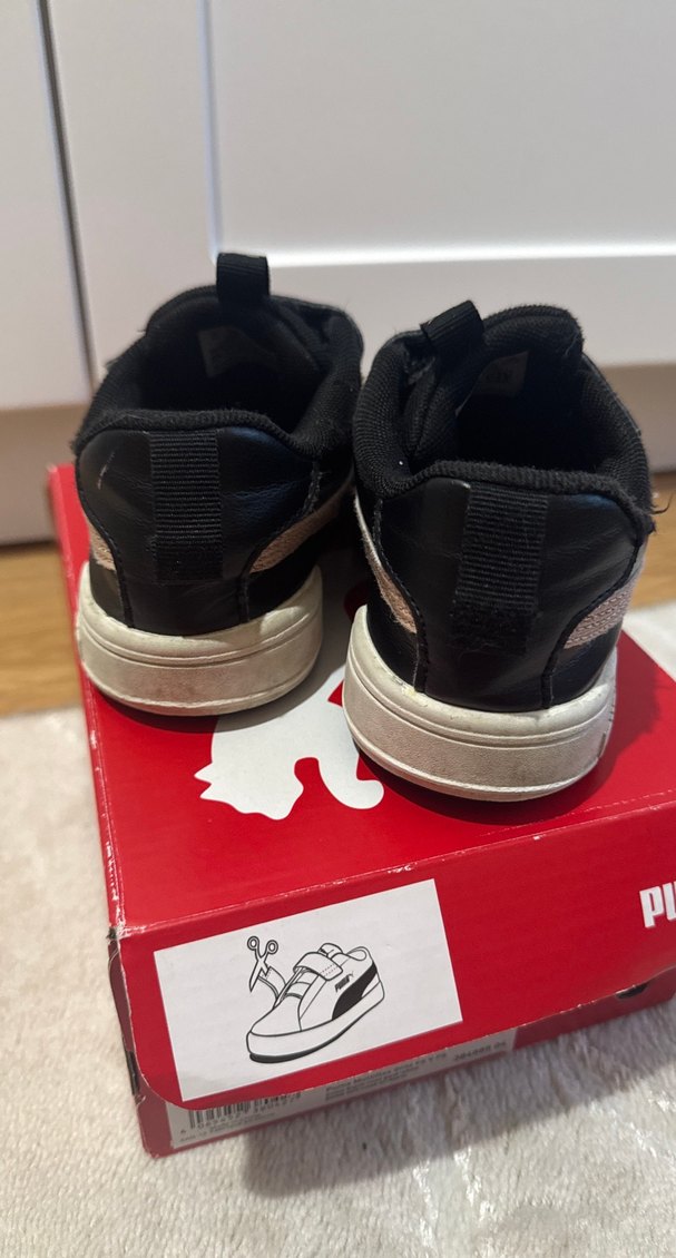 Puma kız Çocuk Siyah Spor Ayakkabı - Görsel 3