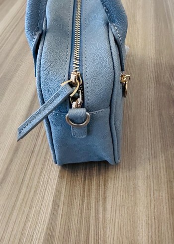 Gri Deri Kadın Çanta - Görsel 9