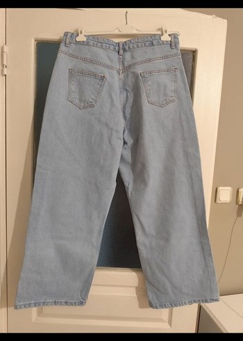 Zara Geniş Kesim Midi Boy Kadın Denim Pantolon
