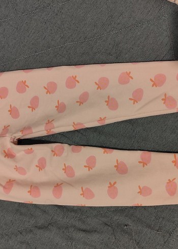 Kız Çocuk Pembe Triko Tayt - Görsel 5