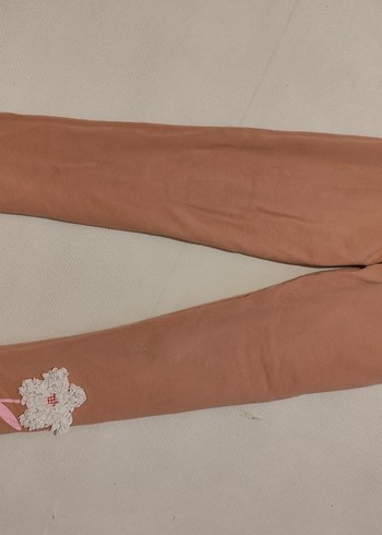 Bej Nakışlı Dantel Detaylı Kadın Kumaş Pantolon