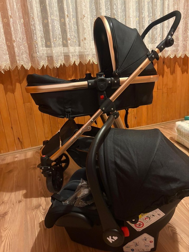 Kraft Siyah Bebek Arabası - Görsel 2