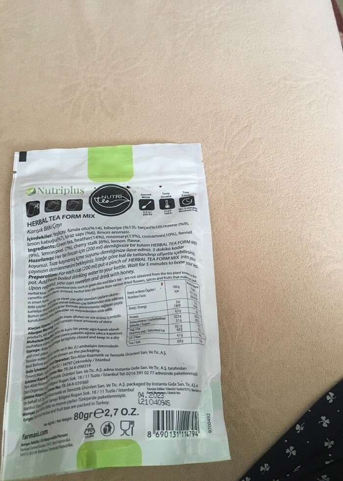 Garmasinin bitkisel  form çay 80gr - Görsel 3