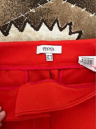 40 Beden kırmızı Renk #pantolon