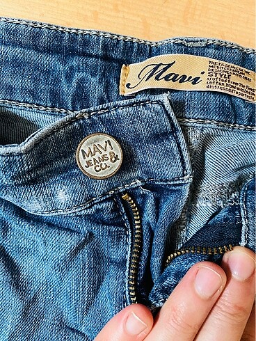 Mavi mini şort