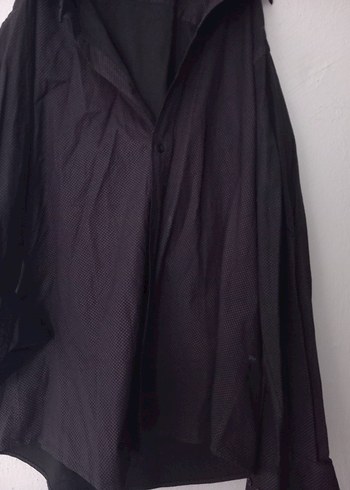 Siyah Erkek Uzun Kollu Gömlek - Görsel 2