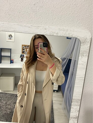 m Beden Stradivarius trençkot