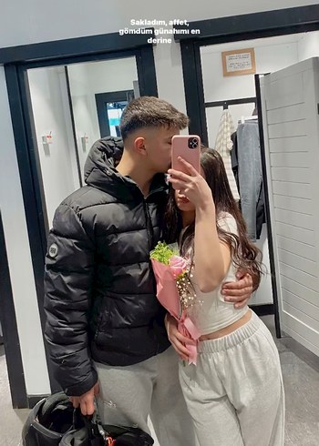 xs Beden Bershka Gri Pamuklu Jogger Eşofman Altı