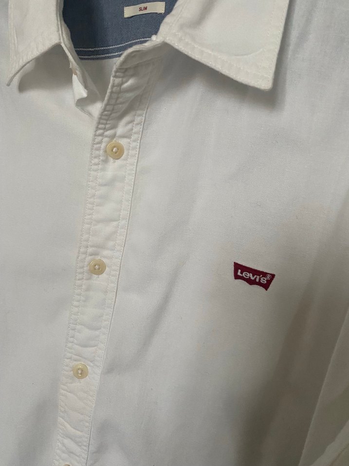 Levi's Beyaz erkek Gömlek.. — görsel 2/8