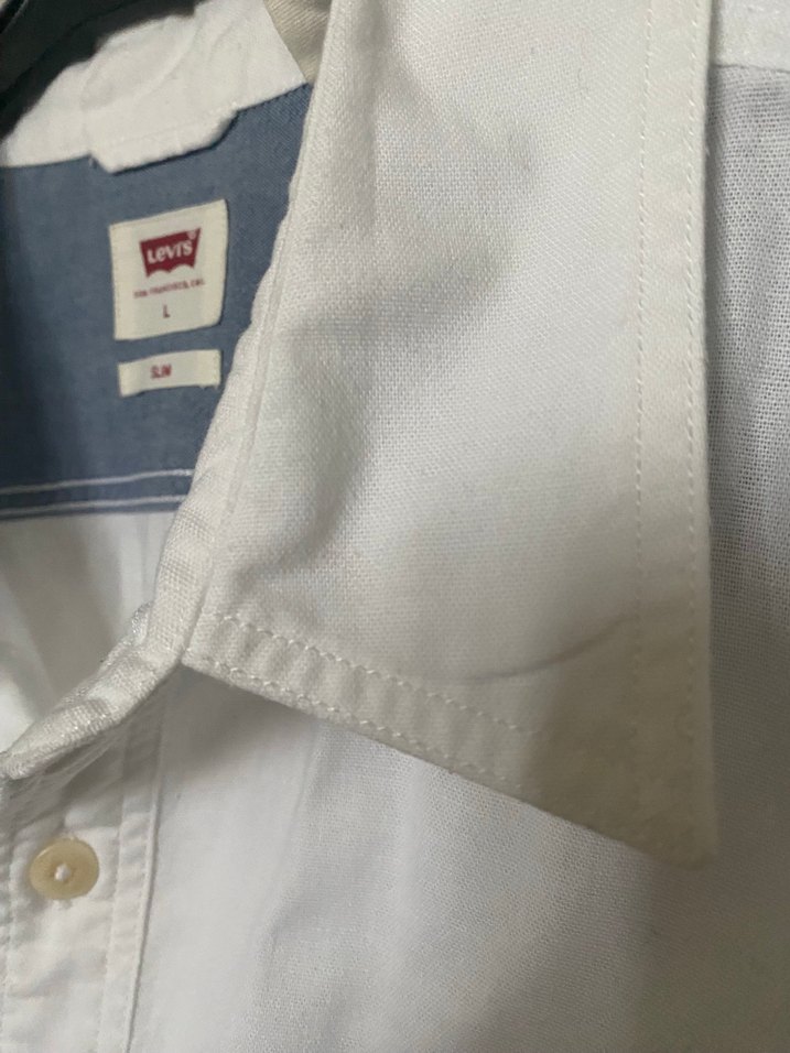 Levi's Beyaz erkek Gömlek.. — görsel 7/8