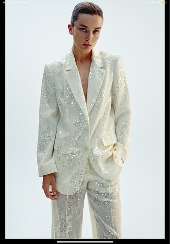 Zara pullu blazer ceket