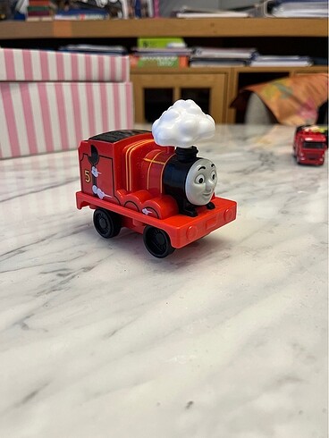  Beden Renk Thomas & Friends Çek - Bırak Tren James