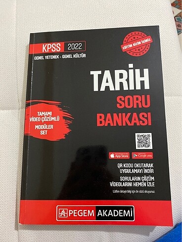KPSS Pegem Tarih Soru Bankası 2022
