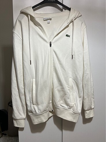 Lacoste beyaz ceket
