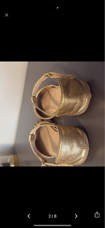 29 Beden altın Renk Zara gold babet