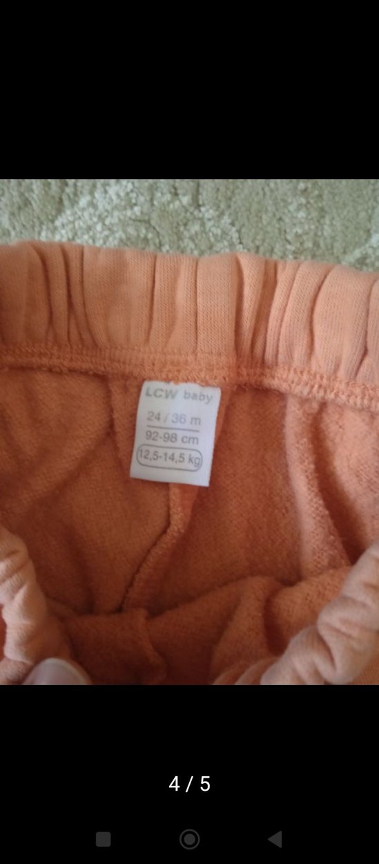 Pembe Kürklü Baskılı Bebek Kız Takımı - Görsel 4