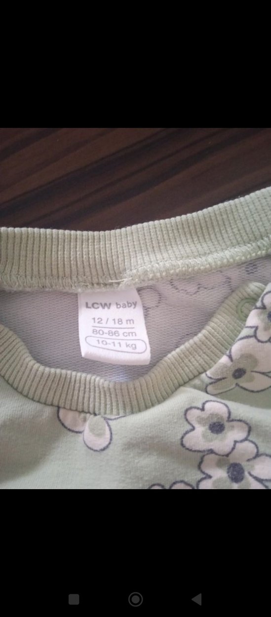 Kız Çocuk Uzun Kollu Pamuklu Baskılı Tişört - Görsel 4