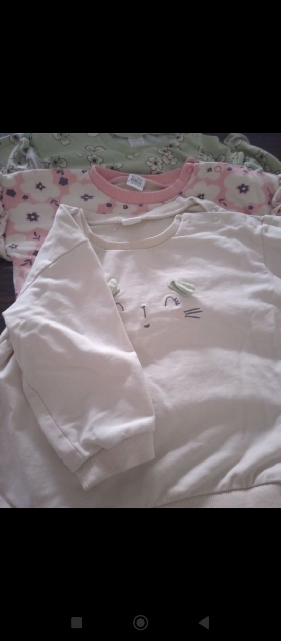 Kız Çocuk Uzun Kollu Pamuklu Baskılı Tişört - Görsel 2