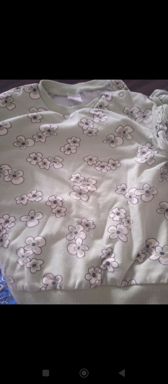 Kız Çocuk Uzun Kollu Pamuklu Baskılı Tişört - Görsel 5