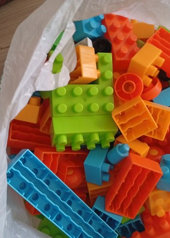 Renkli Lego Blok Seti 120 parca - Görsel 2