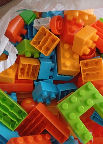 Renkli Lego Blok Seti 120 parca - Görsel 3