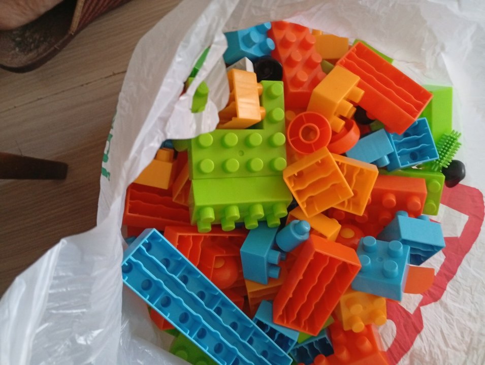 Renkli Lego Blok Seti 120 parca - Görsel 2