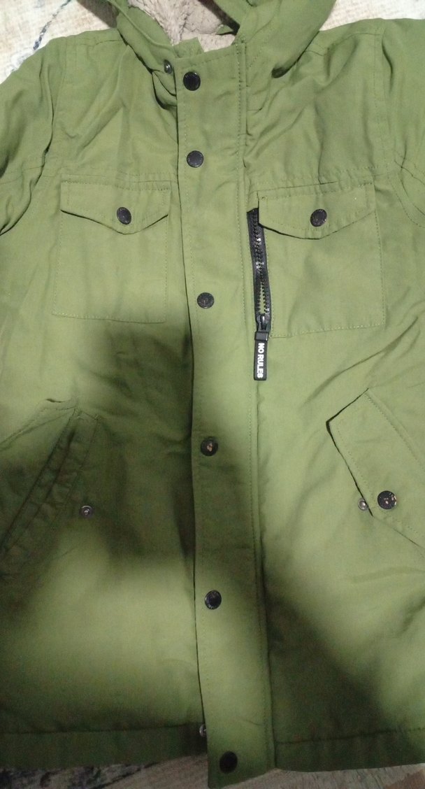 Düğmeli Kapüşonlu Erkek  çocuk Midi Kaban - Görsel 3