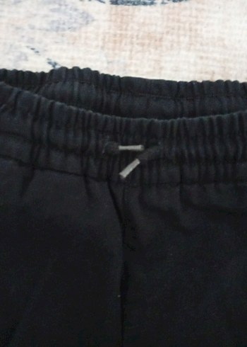 Siyah Erkek Çocuk Rahat Kesim Jogger Pantolon - Görsel 3