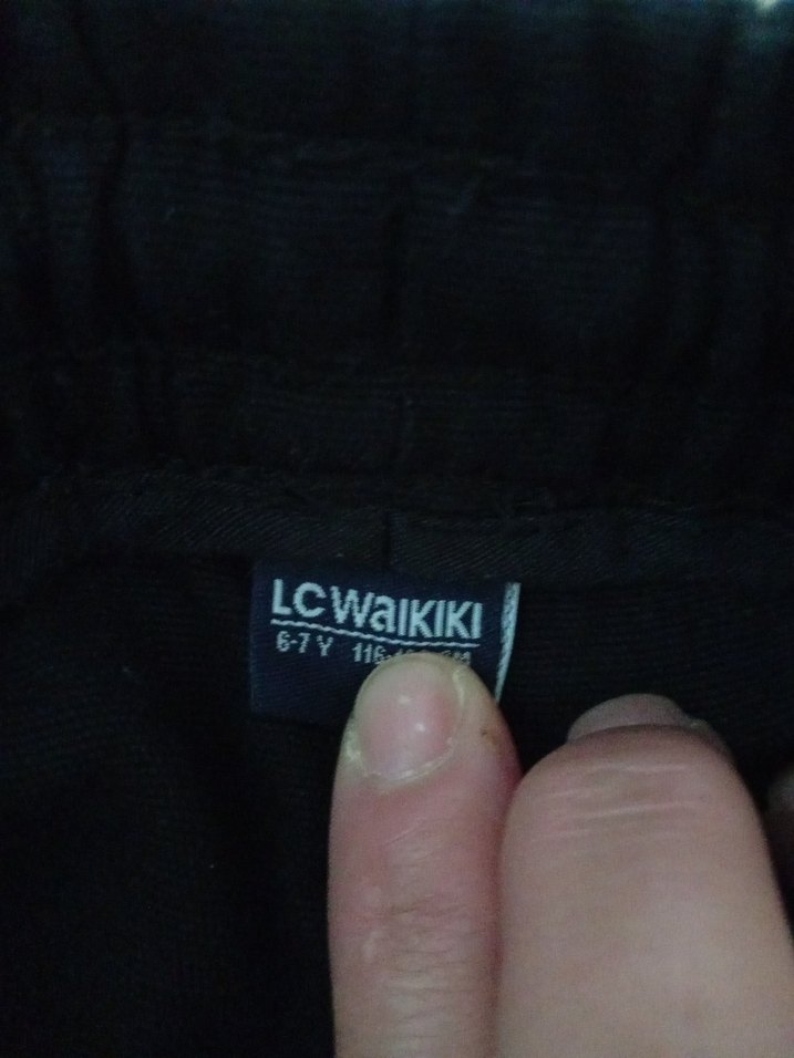 Siyah Erkek Çocuk Rahat Kesim Jogger Pantolon - Görsel 4