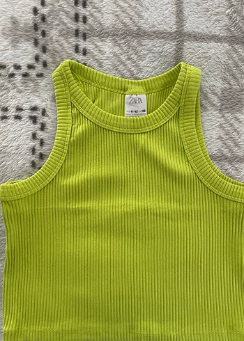 Kız Çocuk yeşil Kolsuz Atlet - Görsel 2
