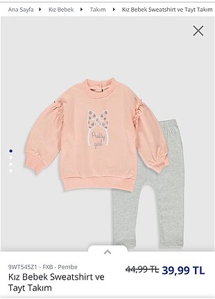 Lcw sweatshirt ve tayt. Alt üst takım 