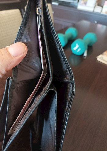 Siyah Baskılı Erkek Cüzdanı - Görsel 8