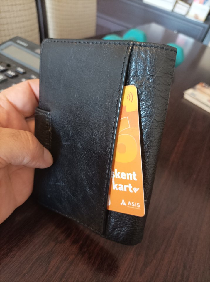 Siyah Baskılı Erkek Cüzdanı - Görsel 5