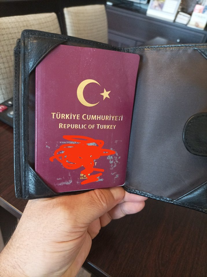 Siyah Baskılı Erkek Cüzdanı - Görsel 2