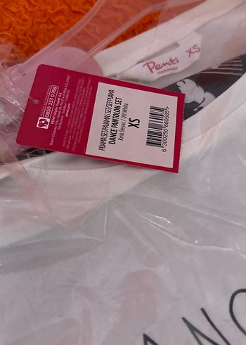 Baskılı Pamuklu pijama takımı - Görsel 2