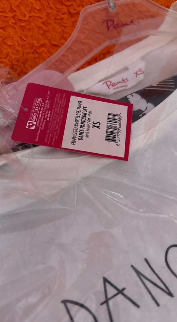 Baskılı Pamuklu pijama takımı - Görsel 2