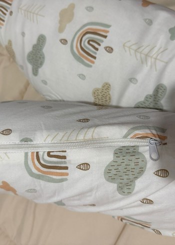 Baskılı Pastel Renkli Hamile ve Emzirme Yastığı - Görsel 10