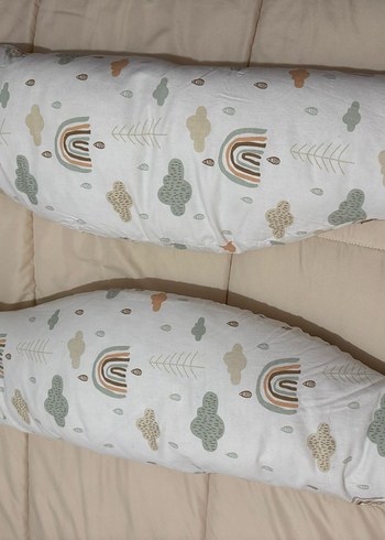 Baskılı Pastel Renkli Hamile ve Emzirme Yastığı - Görsel 11