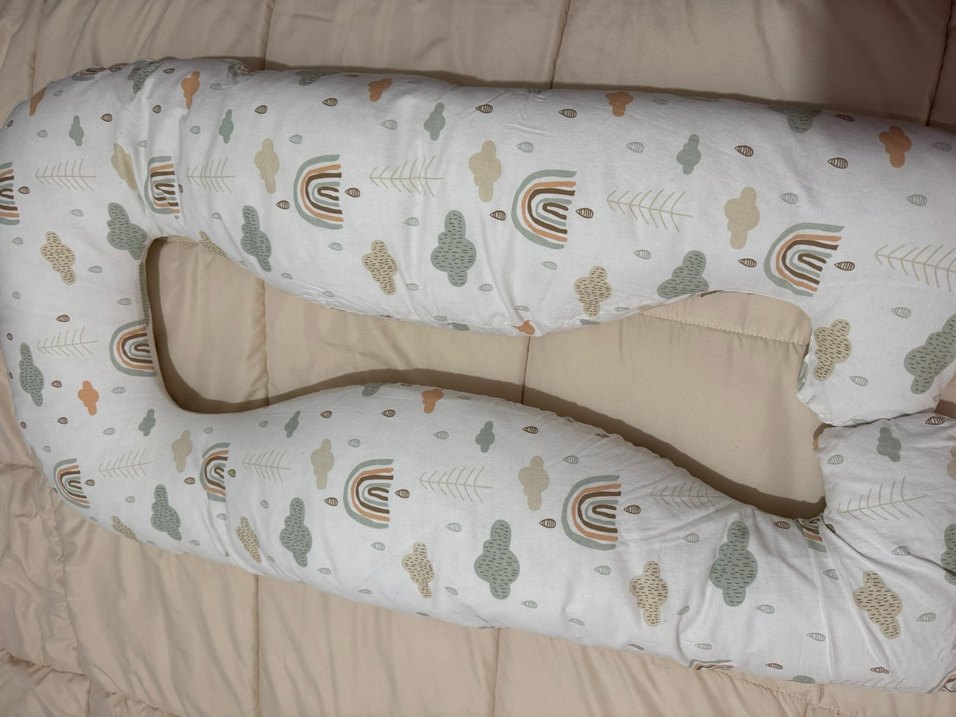 Baskılı Pastel Renkli Hamile ve Emzirme Yastığı - Görsel 5