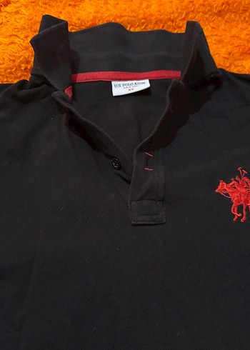 Unisex Siyah Polo Yaka Kısa Kollu Tişört - Görsel 2
