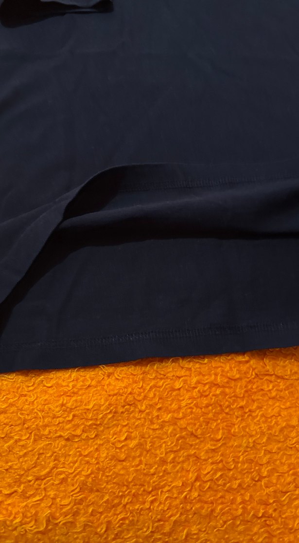 Unisex Siyah Polo Yaka Kısa Kollu Tişört - Görsel 4