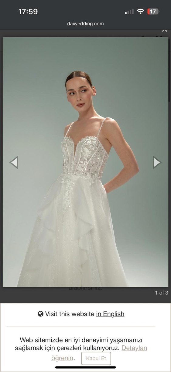 İnce Askılı Bohem A Kesim Gelinlik - Görsel 4