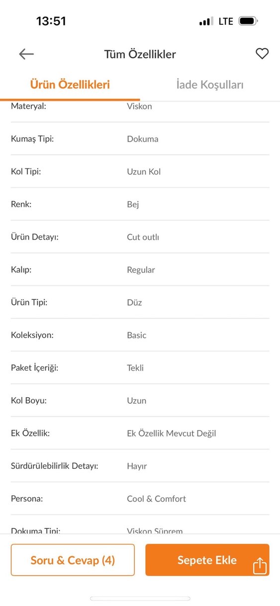 Kahverengi parmak detaylı Bluz - Görsel 2