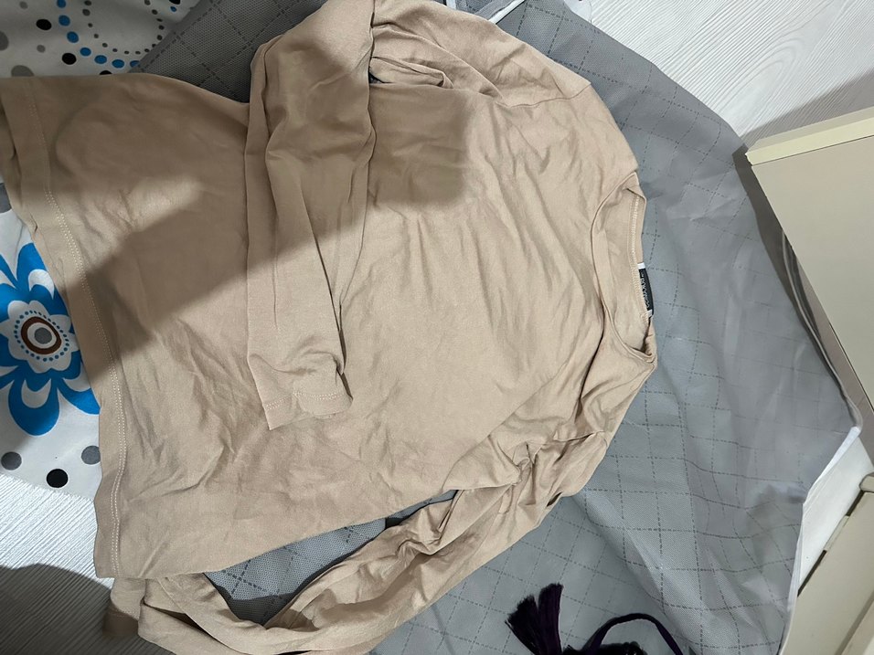 Bej parmak detaylı body - Görsel 4