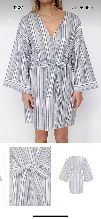 m Beden gri Renk Trendyolmilla kimono