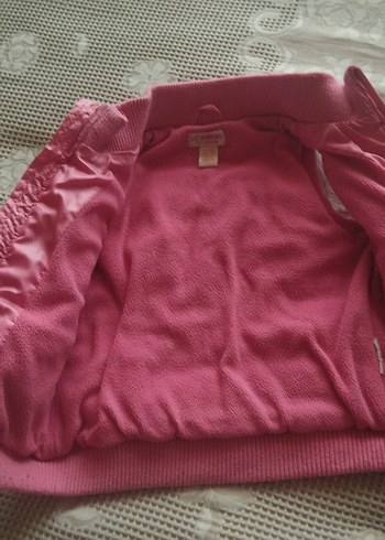 Kız Çocuk Parlak Pembe Fırfırlı Yelek - Görsel 2