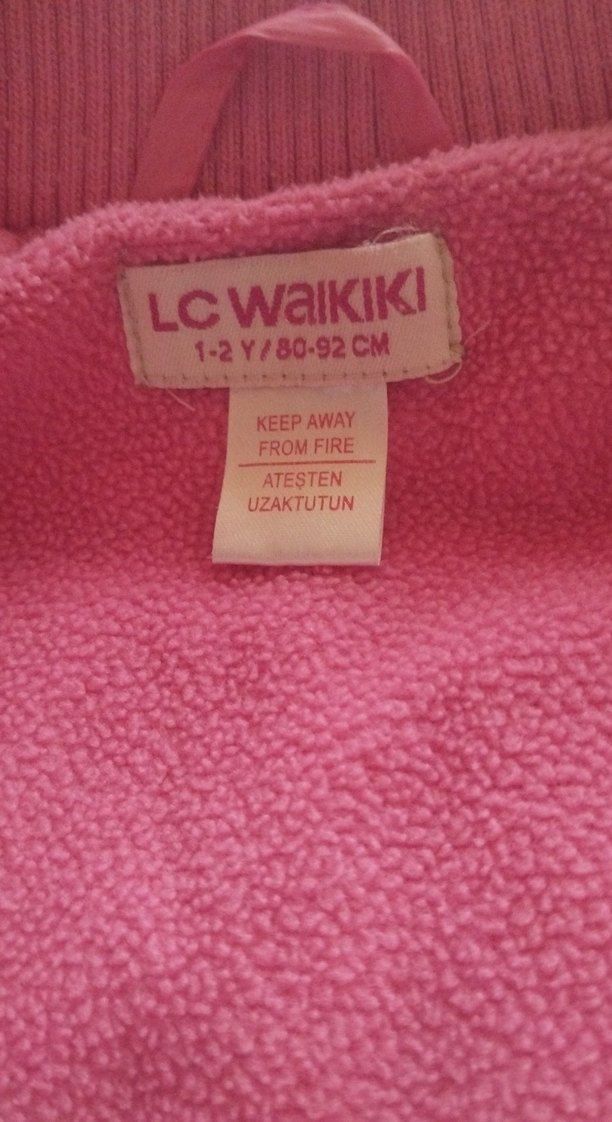 Kız Çocuk Parlak Pembe Fırfırlı Yelek - Görsel 3