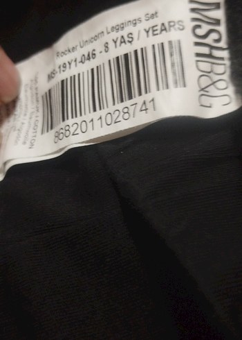 Kız Çocuk Turkuaz Pastel Baskılı Pamuklu Taytlar - Görsel 4